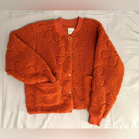 Billabong x Salty Blonde Cozy Shores Sherpa Bomber Jacket - Picture 7 of 8